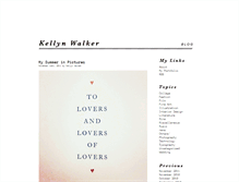 Tablet Screenshot of blog.kellynwalker.com